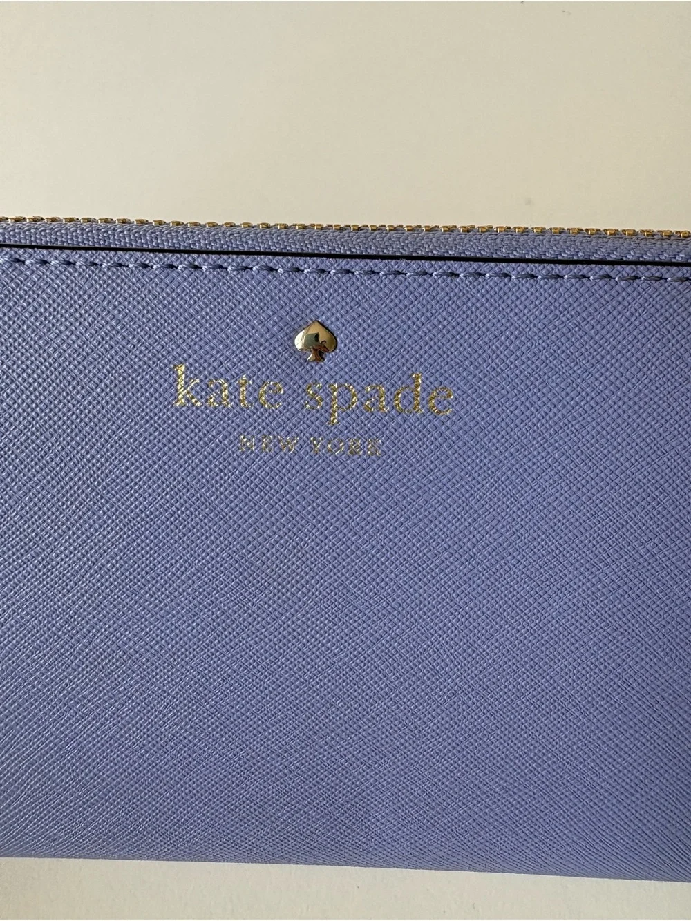 Kate Spade New York Cedar Street Lacey Zip Around Wallet in Thistle - NWT